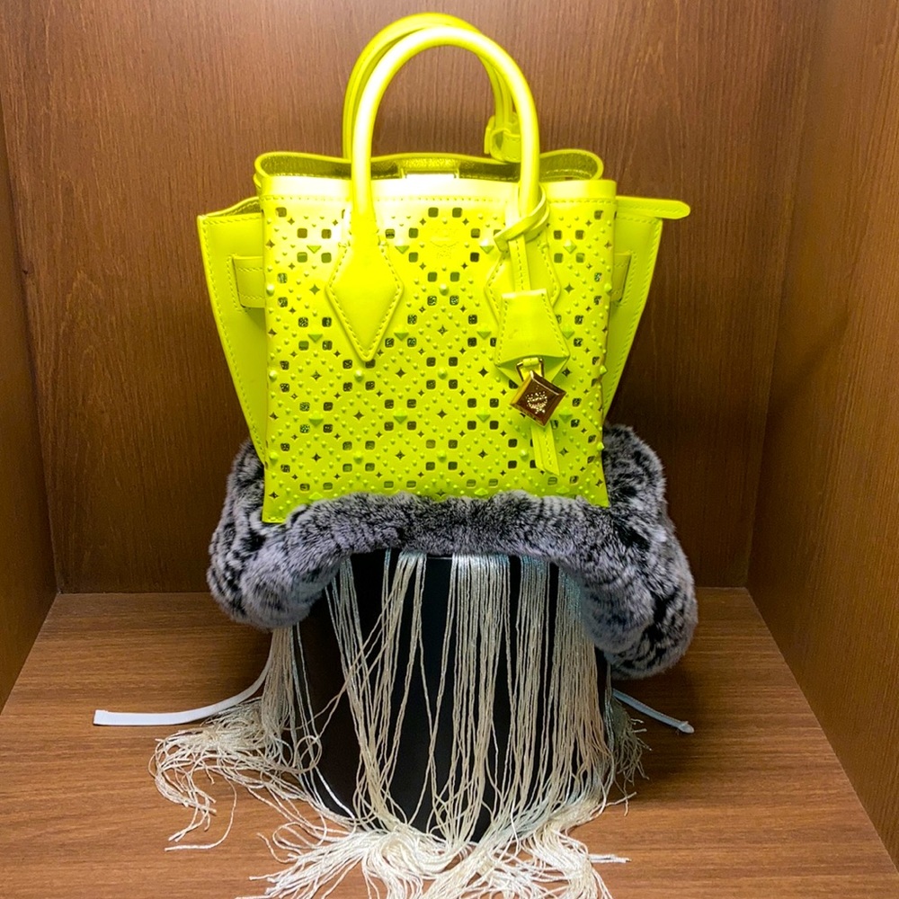 Mini Milla Perforated Leather Tote